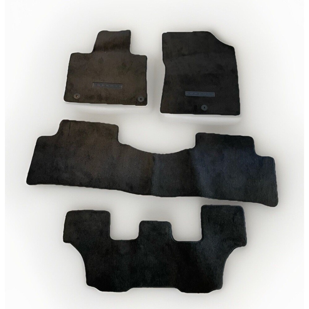 Kia Sorento 24 Floormats Set 3rd Row Floor Mats Black Carpet OEMR5F14 AC040/140